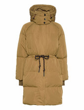 Saga - Winter Puff Recycle Topattu Pitkä Takki Brown Day Birger Et Mikkelsen