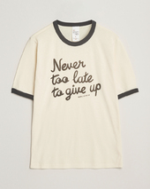Nudie Jeans Ricky Too Late T-shirt Ecru