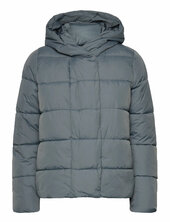 Vmbelinda Short Jacket Ga Noos Vuorillinen Takki Topattu Takki Grey Vero Moda