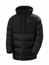 Active Puffy Long Jacket Vuorillinen Takki Topattu Takki Black Helly Hansen