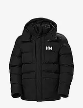 Explorer Puffy Jacket Vuorillinen Takki Topattu Takki Black Helly Hansen