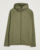 Peak Performance Rider Full Zip Hoodie Pine Needle