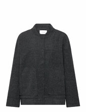 Vicecilie Wool Bomber Jacket Villakangastakki Grey Vila