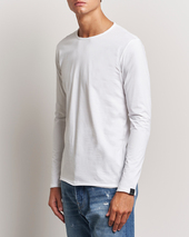 Replay Crew Neck Long Sleeve T-shirt White