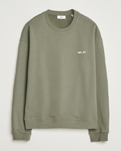 Nn07 Dagon Crew Neck Sweatshirt Capers Green