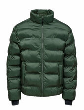 Onsunion Seamless Life Puffer Jacket Otw Vuorillinen Takki Topattu Takki Khaki Green Only & Sons