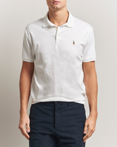 Polo Ralph Lauren Custom Slim Fit Cotton Polo White
