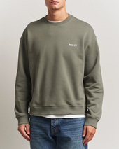 Nn07 Dagon Crew Neck Sweatshirt Capers Green