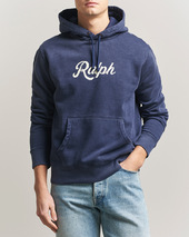 Polo Ralph Lauren Vintage Fleece Logo Hoodie Dark Cobalt