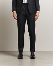 Morris Loro Piana Tuxedo Trousers Black