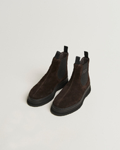 Gant Blistown Shearling Suede Chelsea Boot Espresso Brown
