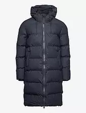 Alta Longer Puffer Jacket W3t4 Topattu Pitkä Takki Navy Rains