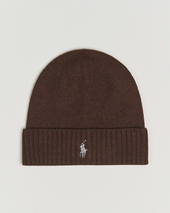 Polo Ralph Lauren Merino Beanie Brown Melange