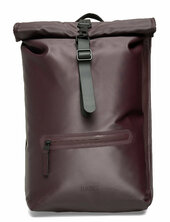Rolltop Rucksack W3 Reppu Laukku Burgundy Rains