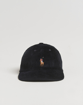Polo Ralph Lauren Corduroy Cap Polo Black