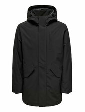 Onssayn Waterproof Stretch Parka Otw Parka Takki Black Only & Sons