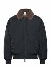 Over D Flight Bomber Jacket Bombertakki Takki Black Gant