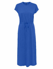 Onlmay Life S/s Midi Dress Box Jrs Polvipituinen Mekko Blue Only