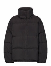 Relaxed Puffer Vuorillinen Takki Topattu Takki Black Calvin Klein Jeans