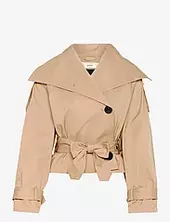 Umayaiw Short Trench Trenssi Takki Beige Inwear