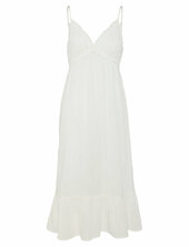 Pclatina Strap Dress Wvn Bc Rantavaatteet White Pieces