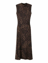 Leopard-print Fitted Dress Polvipituinen Mekko Brown Mango