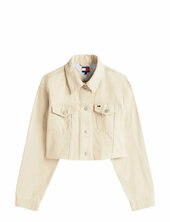 Tjw Flag Trucker Jacket Ext Farkkutakki Denimtakki Beige Tommy Jeans