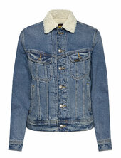 Sherpa Rider Jkt Farkkutakki Denimtakki Blue Lee Jeans