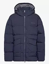 Alta Down Jacket Vuorillinen Takki Topattu Takki Blue Gant