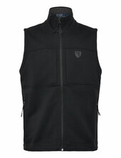 Double-knit Mockneck Vest Liivi Black Polo Ralph Lauren