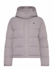 Matte Monologo Mw Short Puffer Vuorillinen Takki Topattu Takki Grey Calvin Klein Jeans