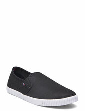 Canvas Slip-on Sneaker Tennarit Sneakerit Black Tommy Hilfiger