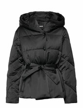 Plyssa Vuorillinen Takki Topattu Takki Black Boss