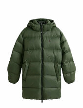 Tjm Essential Down Parka Ext Parka Takki Green Tommy Jeans