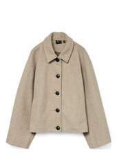 Vmfortunemie Short Jacket Ga Noos Villakangastakki Beige Vero Moda