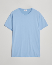 Filippa K Roll Neck Crew Neck T-shirt Frost Blue