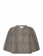 Msrana Short Jacket Farkkutakki Denimtakki Brown Minus
