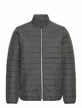 Bhedmar Puffer With Stand Collar Vuorillinen Takki Topattu Takki Grey Blend