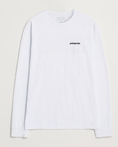 Patagonia P-6 Logo Responsibili Ls T-shirt White