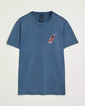 Nudie Jeans Roy Basement Tracks T-shirt Blue