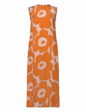 Migot Unikko Polvipituinen Mekko Orange Marimekko
