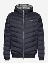 Down Jacket Vuorillinen Takki Topattu Takki Navy Armani Exchange