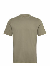 Classic Fit Knit T Shirt T-shirts Short-sleeved Khaki Green Hollister