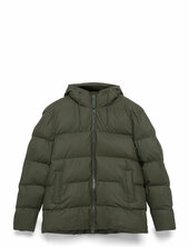 Alta Puffer Jacket W3t3 Vuorillinen Takki Topattu Takki Khaki Green Rains