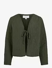 Vimarle L/s Jacket Tikkitakki Khaki Green Vila
