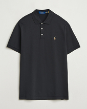 Polo Ralph Lauren Custom Slim Fit Cotton Polo Polo Black