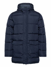 Outerwear Vuorillinen Takki Topattu Takki Navy Blend