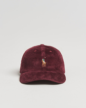 Polo Ralph Lauren Corduroy Cap Rich Ruby