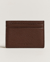 Tiger Of Sweden Wake Grained Leather Cardholder Brown