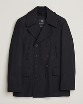 Gloverall Churchill Reefer Peacoat Black